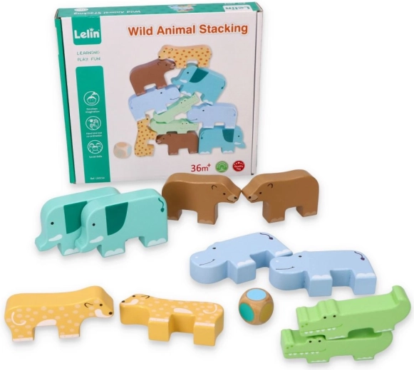 Puzzle und Spiel mit Tieren