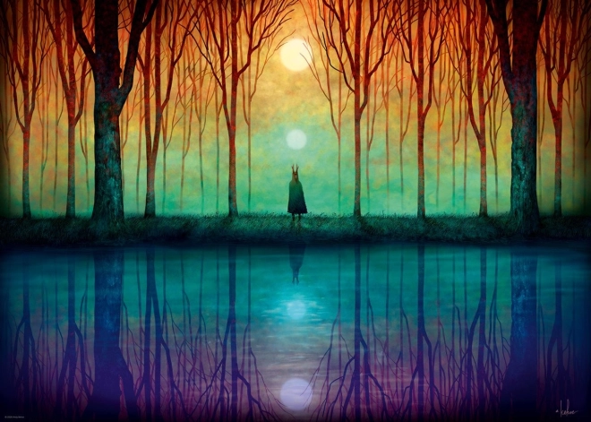Puzzle 1000 Teile Mystische Welt – Spiegelung, ANDY KEHOE