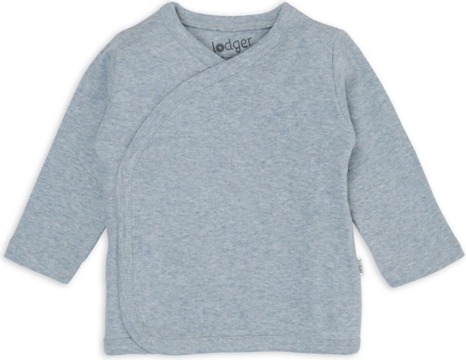 Lodger Wickeljäckchen Melange Blue Fogg Gr. 68