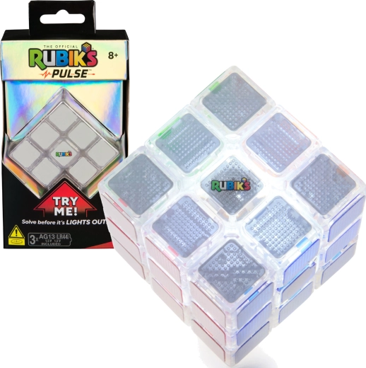 Rubik's Pulse leuchtendes elektronisches 3x3-Geschicklichkeitsspiel