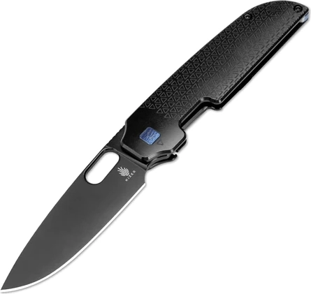 Kizer Varatas – Taschenklappmesser, schwarzes Titan, Klinge 8,3 cm