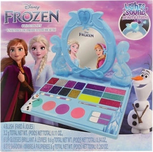 Frozen-Kosmetikstudio mit beleuchtetem Spiegel