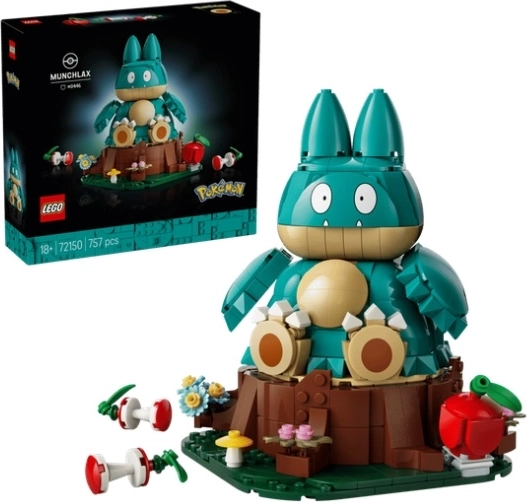 LEGO Pokémon Munchlax – sammelbares, baubares Modell