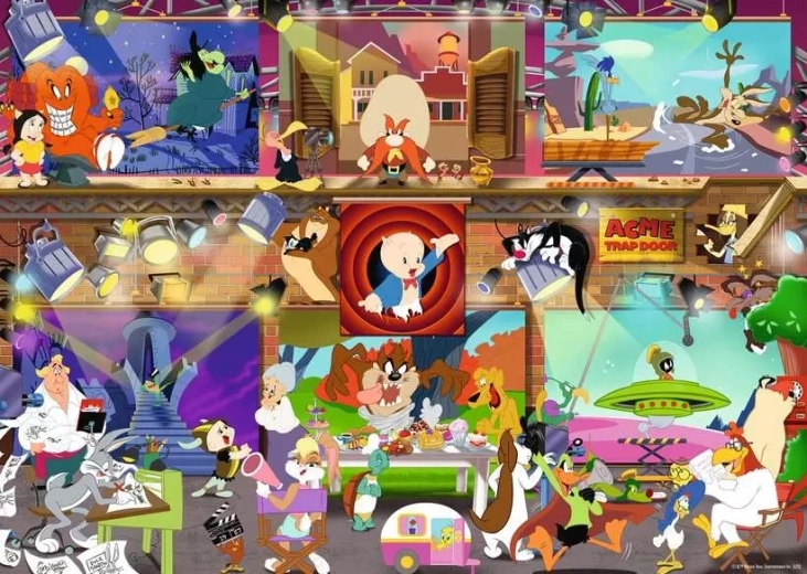 Puzzle RAVENSBURGER Looney Tunes Studio 1000 Teile