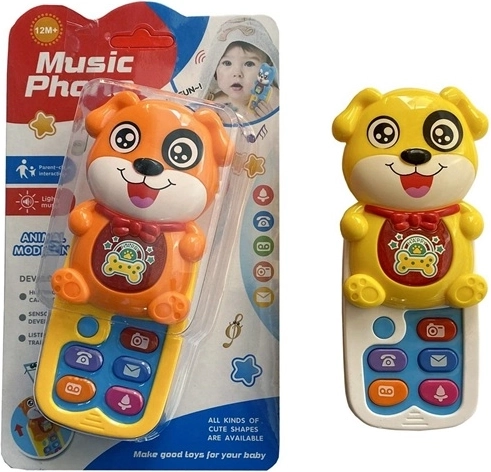 Musiktelefon für Kinder in Form eines Hundes – 1 Stück