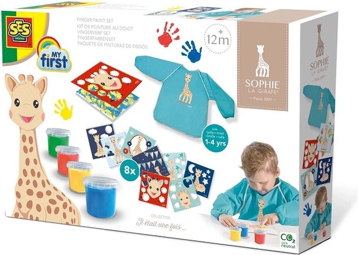 SES Kreativset Fingerfarben Giraffe Sophie
