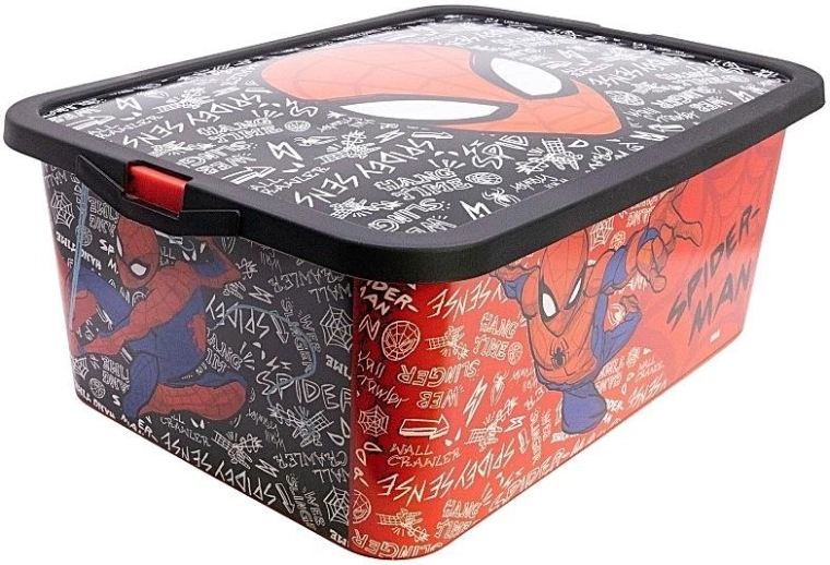 Stor Aufbewahrungsbox mit Clip-Deckel Spider-Man - 1 Stück