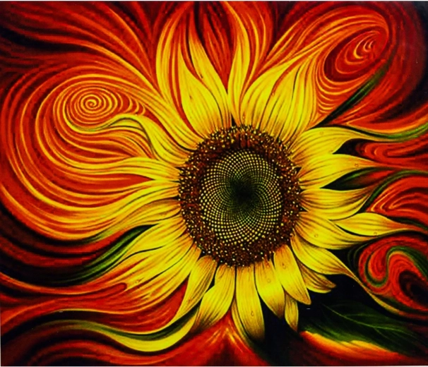 Norimpex Malen nach Zahlen Sonnenblumen 40 × 50 cm