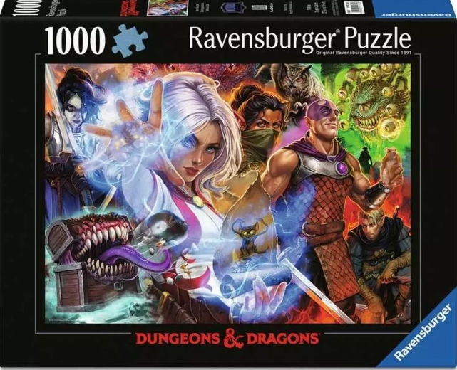 Ravensburger Puzzle Dungeons & Dragons: Herausforderung angenommen 1000 Teile