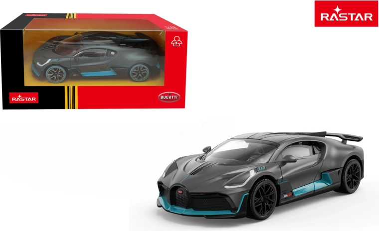 Metallauto Bugatti Divo 1:43 grau Rastar - 1 Stück