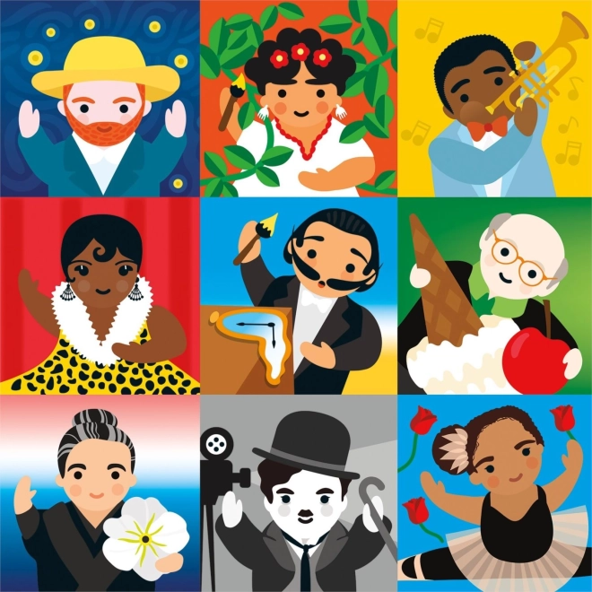 Mudpuppy Familienpuzzle Kleiner Künstler 500 Teile