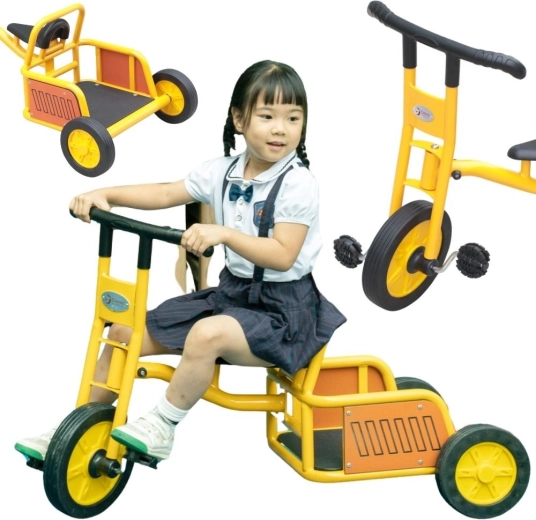 Kinder-Dreirad mit Ladeplattform CLASSIC WORLD EDU ab 3 Jahren