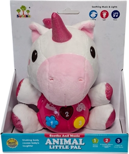 Einhorn mit Musik, Licht und Geräuschen
