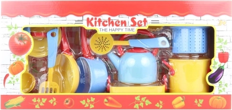 Set aus Kunststoffgeschirr für Kinder