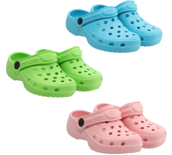 Kinder-Gartencrocs aus EVA-Schaum, Größe 24–29