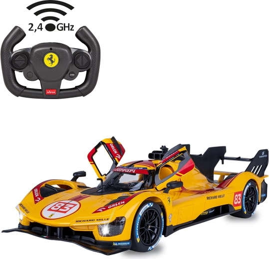Ferngesteuertes Auto JAMARA Ferrari 499P-N83 1:14 gelb