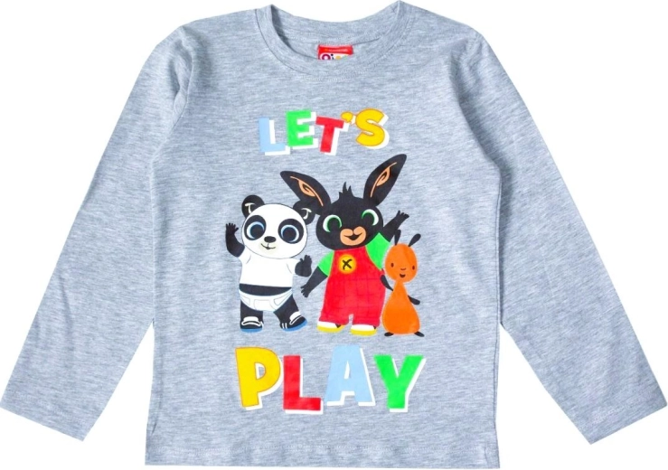 Graues Bing-T-Shirt