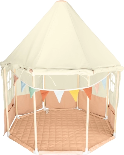 2Kids Toys Kinder-Spielpavillon mit Fähnchen