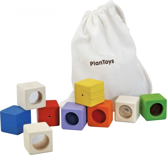 Plan Toys Sinneswürfel – Set 9 Stk.
