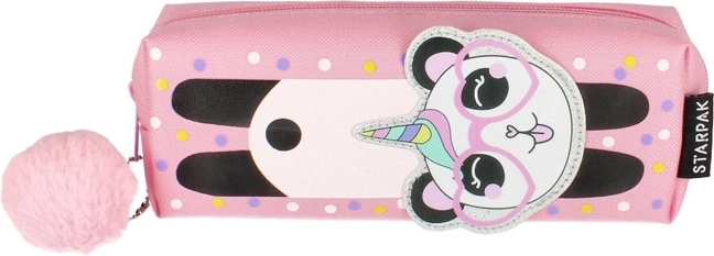 Federmäppchen Panda mit Anhänger – 1 Stück