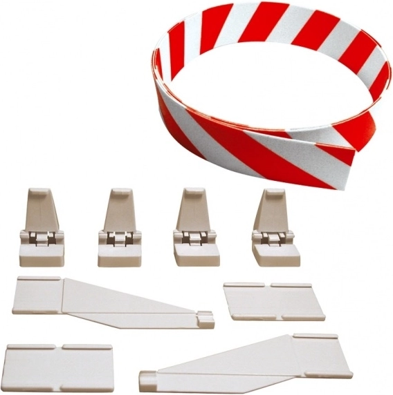 Leitplanken und Halter für Carrera Evolution, Digital 132 und Digital 124 – Set 3 m