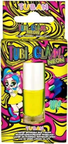 Tubi Glam Nagellack – neon‑gelb