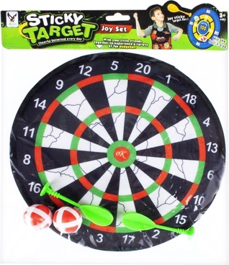 Dartscheibe mit Pfeilen