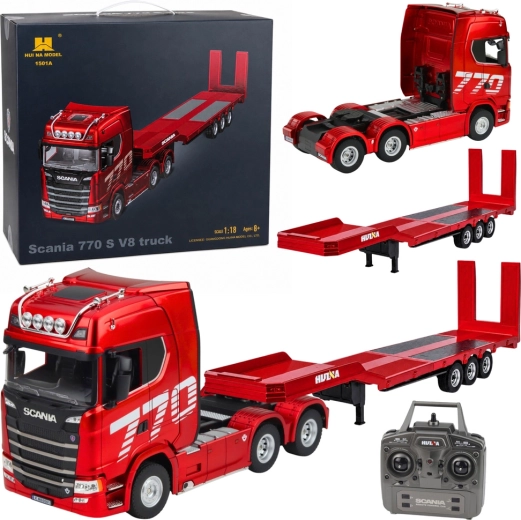 RC-Lkw Scania 770S mit Anhänger Huina 1:18 – 1 Stück