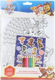 Paw Patrol Malbuch mit Buntstiften und Stickern