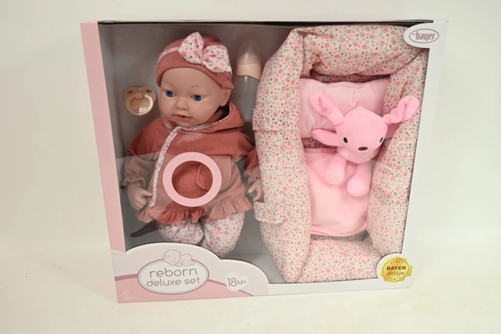 Bayer Reborn-Puppe 38 cm mit Trage