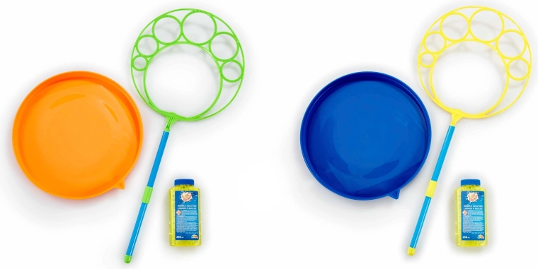 Set mit Schläger für große Seifenblasen