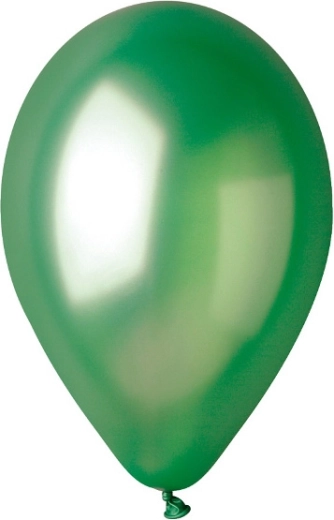Metallische Luftballons 25 cm – grün