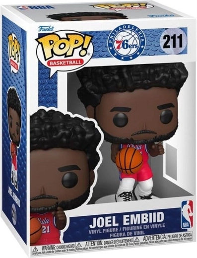 Funko Pop! Basketball NBA Figur Joel Embiid (Philadelphia 76ers) - 1 Stück