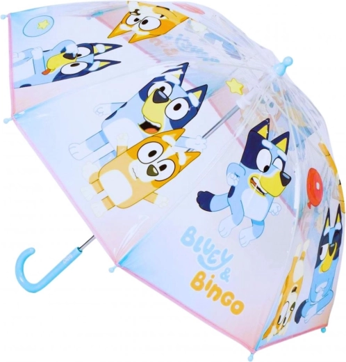 Transparenter Bluey-Regenschirm