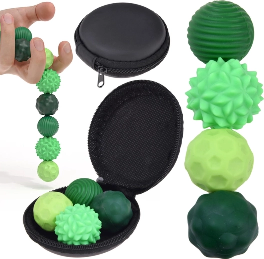 Magnetische Anti-Stress-Sensorik-Fidgetbälle mit Etui