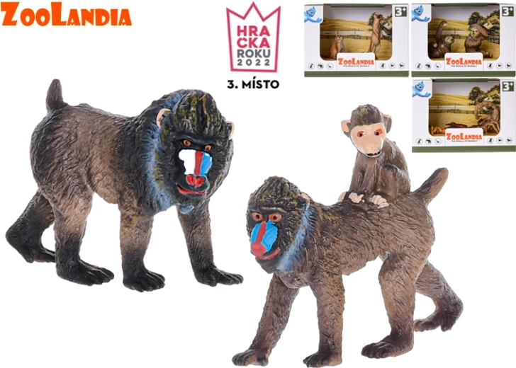 Zoolandia Tierfiguren-Set mit Jungtier – 1 Stück