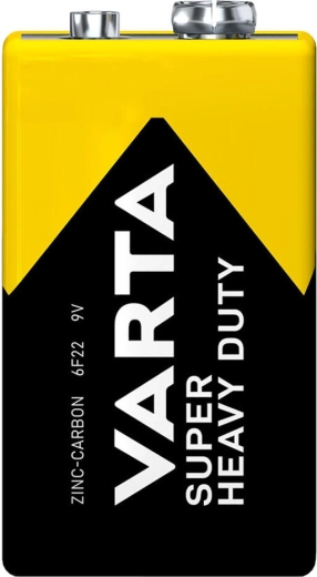VARTA SuperLife 9V Batterie 6F22 Zink