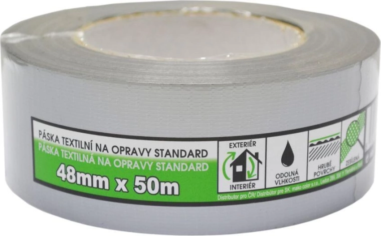Universelles silbernes Klebeband 48 mm × 50 m