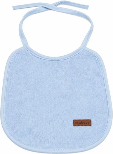 Kinder-Frottee-Lätzchen New Baby mit PVC-Unterfütterung, blau