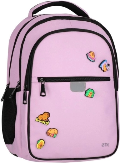 Rosa Schulrucksack Capybara 24 l