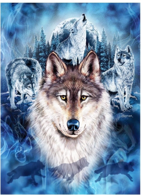 Puzzle Wolfsrudel 1000 Teile