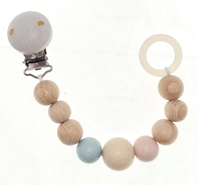 HESS Nature Schnullerclip rosa/blau