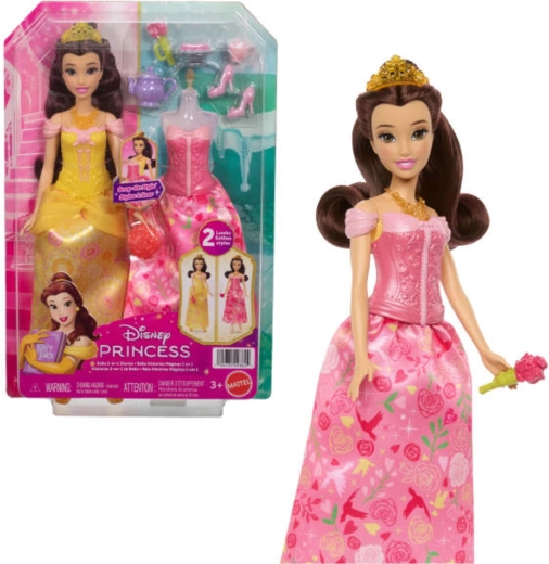 Disney Prinzessin Die Schöne und das Biest – Belle Puppe Geschichte 2-in-1