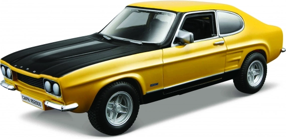 Bburago Ford Capri RS2600 gelbes Modell 1:32