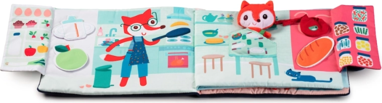Lilliputiens textile Lernbuch „Gute Nacht, Fuchs Alice“