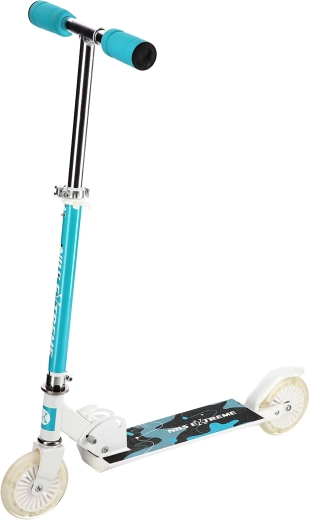 Klappbarer Kinderroller NILS Extreme HD505, türkis