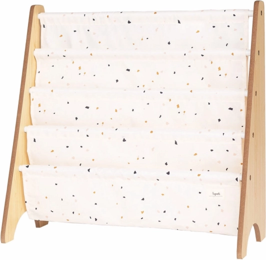 3 Sprouts Bücherständer Recycled Terrazzo/Cream