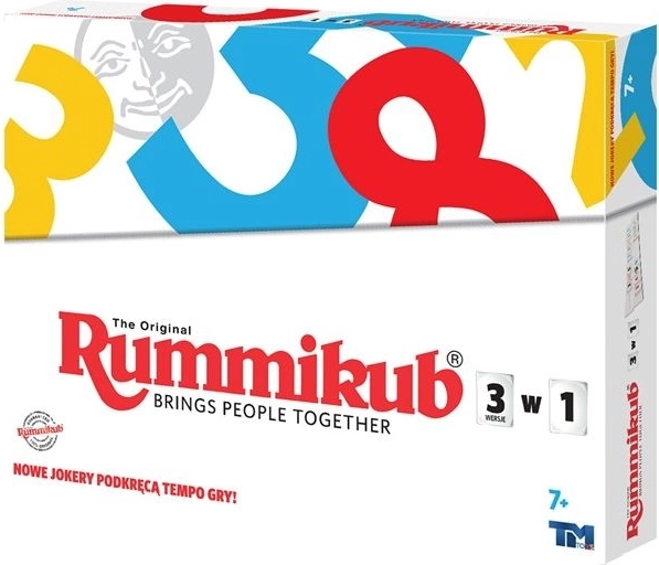 TMT Rummikub 3-in-1 Gesellschaftsspiel