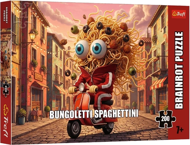 Trefl Puzzle BrainRots „bungoletti spaghettini“ 200 Teile