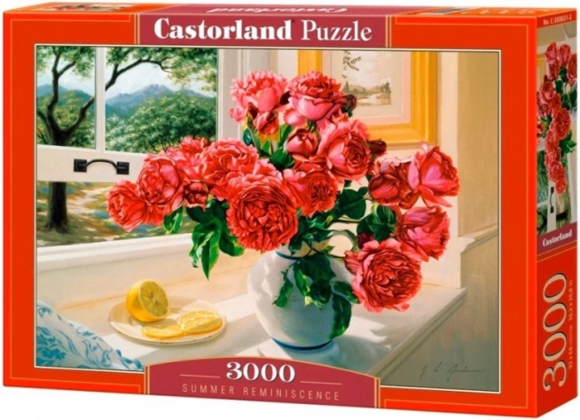 Puzzle mit 3000 Teilen – Pfingstrosen Summer Reminisce